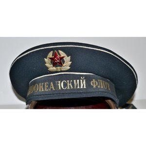 Original Soviet Navy Seaman Cap USSR Dated 1986 vtg